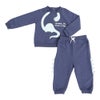 Tangerine Baby Fleece 2-Piece Crew & Jogger Set