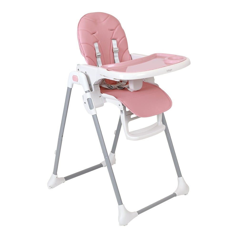 Pink and grey high 2024 chair