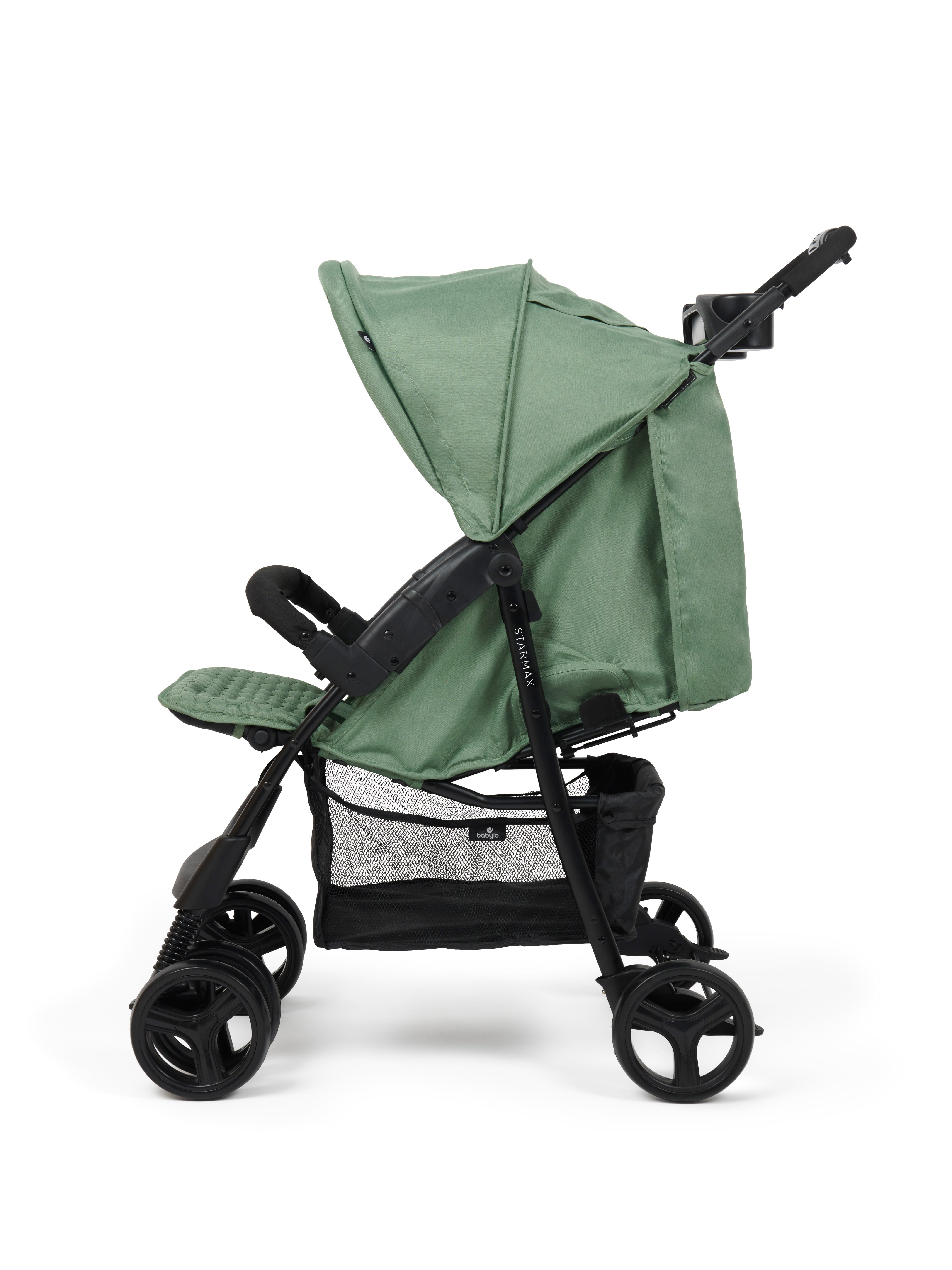 Babylo Starmax Stroller Green 4 Wheel Strollers Baby Factory