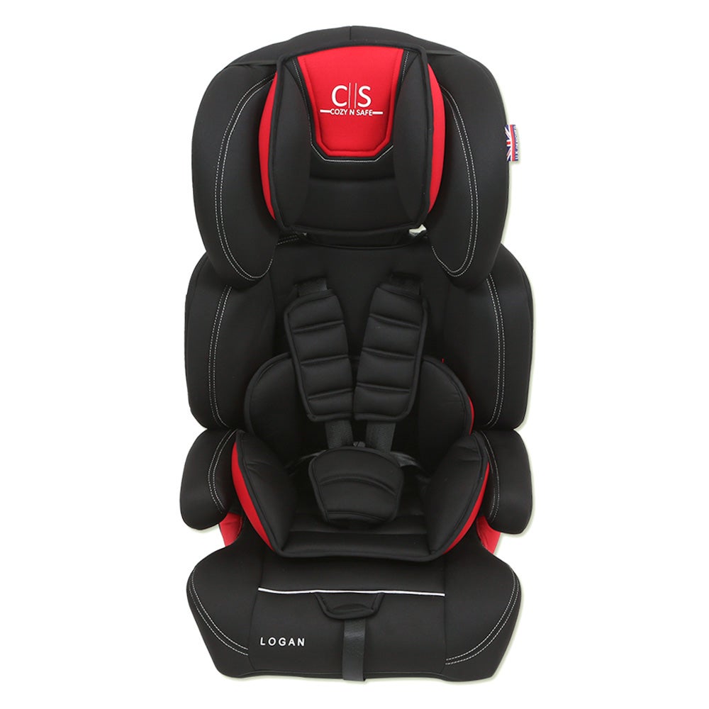 Cozy N Safe Logan Booster Seat Black Red Booster Seats Baby Factory