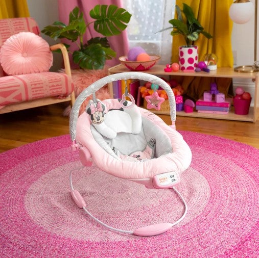 Minnie mouse hot sale vibrating bouncer