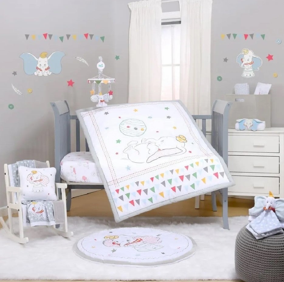 Dumbo cot sale bedding set