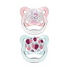 Dr Brown's PreVent Contoured Pacifier 2-Pack 0-6m 