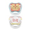 Dr Brown's Prevent Printed Shield Pacifier 2-Pack 0-6m Boy - Assorted Colours