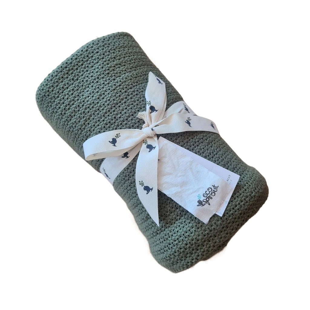 Organic cotton cellular online blanket