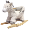 Grey and White Giraffe Animal Rocker