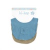 Hi-Hop 2 Piece Pocket Bib Set Blue/Sage