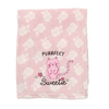 Infancie Printed Flannel Blanket Pink Cat