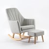 Nested Laia Nursing Chair and Footstool