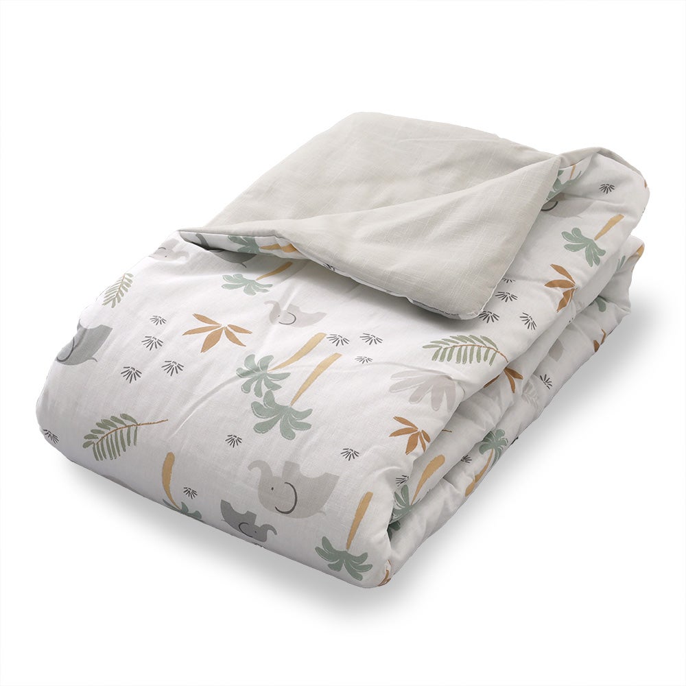 Elephant store cot quilt