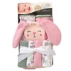 Lullaby Dreams 2-Pack Hooded Towel, Bath Mitt & Wash Cloth Set Bunny