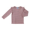 Mobi Minors Frill Sleeve Rib Top