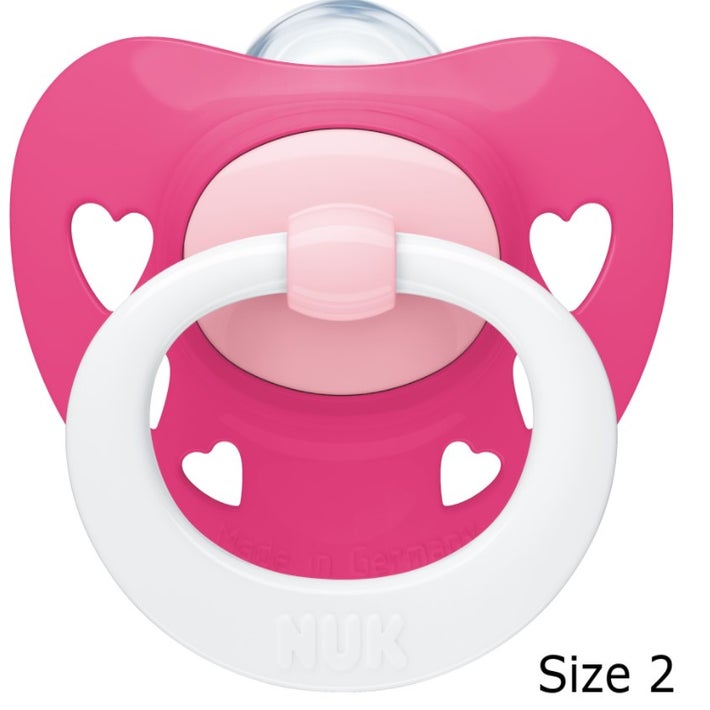 NUK Signature Silicone Soother Size 2 - Assorted Colours, Soothers