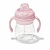 OXO Tot Transitions Soft Spout Sippy Cup With Removable Handles 150ml Pink Blossom