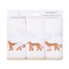 Peanutshell Safari Boho 3-Pack Washcloths