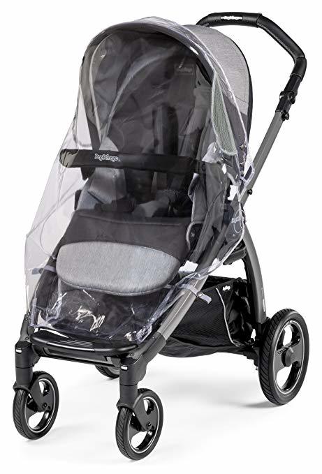 Baby stroller with rain cover on sale