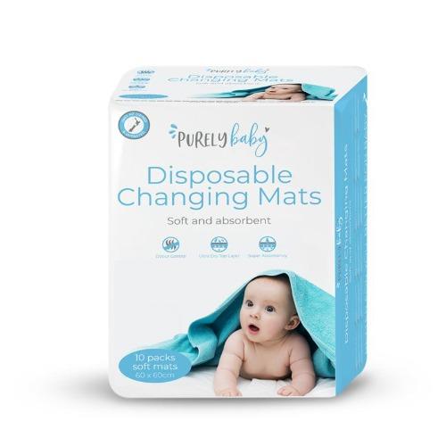 Disposable nappy 2024 changing mats