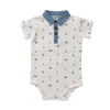 Ricochet Baby Collared Bodysuit