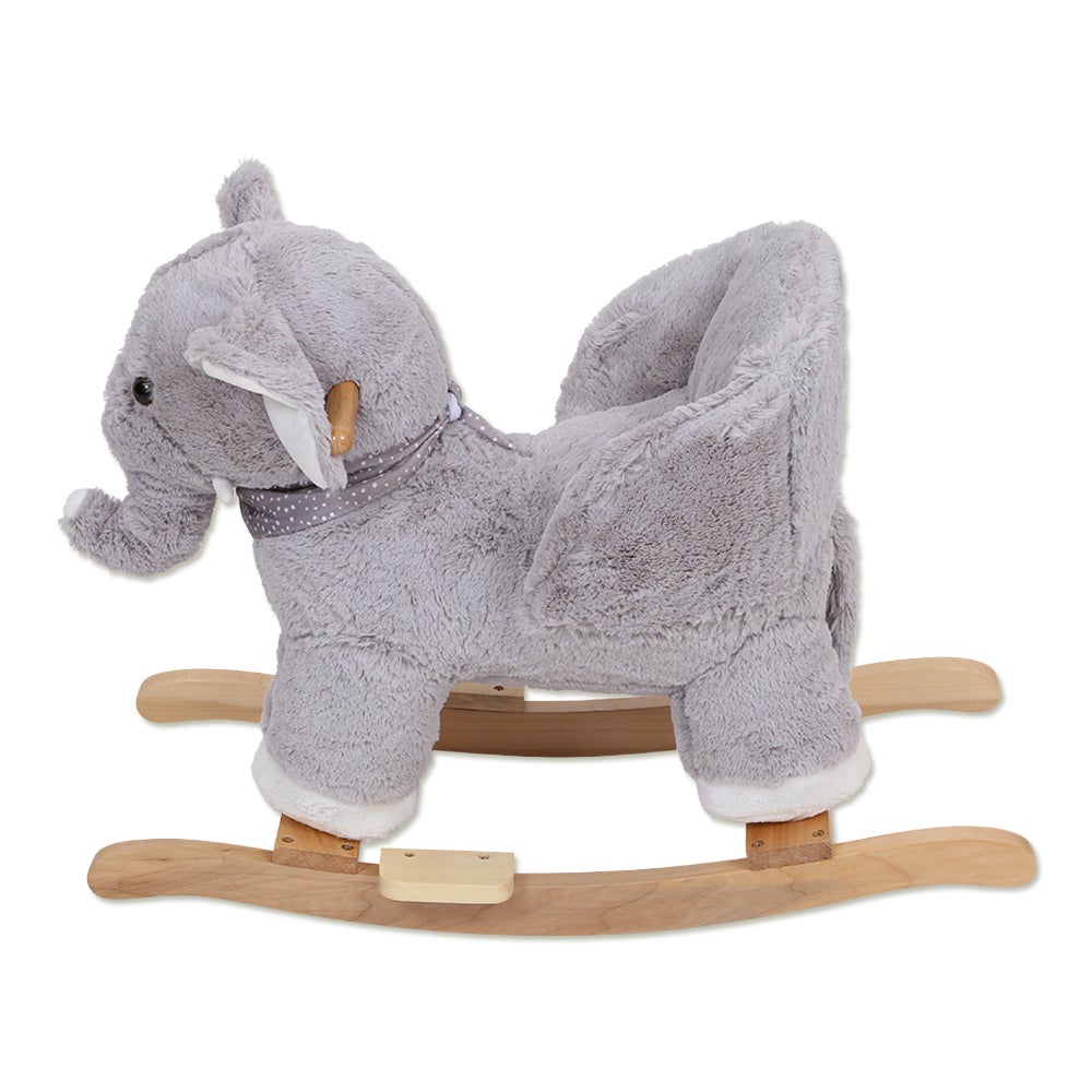 Rocking Elephant Chair Grey Ride On Toys Baby Factory