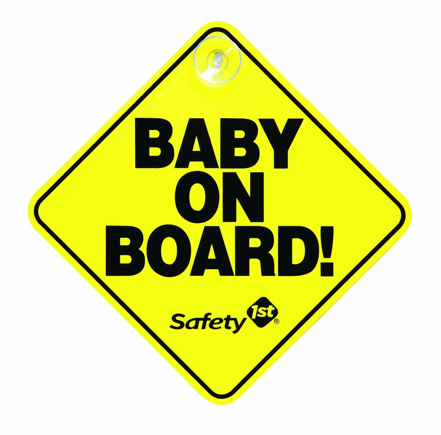 Safety First Baby On Board Sign Yellow | Carseat Accessories | Baby Factory