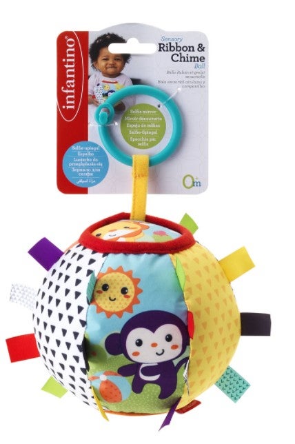 Babyfactory  Infantino Sensory Ribbon & Chime Ball - PriceGrabber