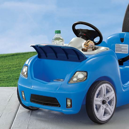 Step2 whisper ride ii kids deals blue ride on push car