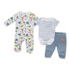 Tangerine Baby 3-Piece Set Dino