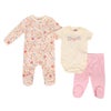 Tangerine Baby 3-Piece Set Floral