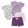 Tangerine Baby Girls 4 Piece Set Cat