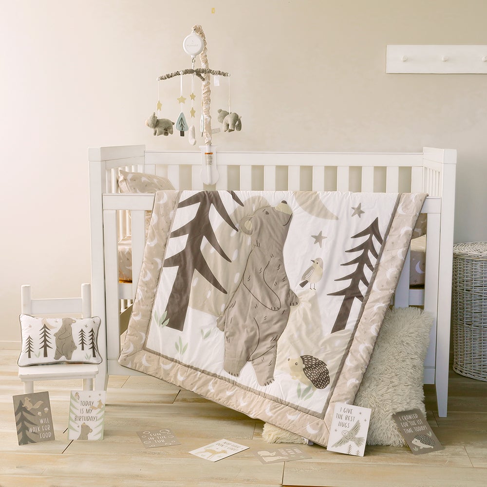 The Peanutshell Under the Stars 5 Piece Cot Set Cot Quilts